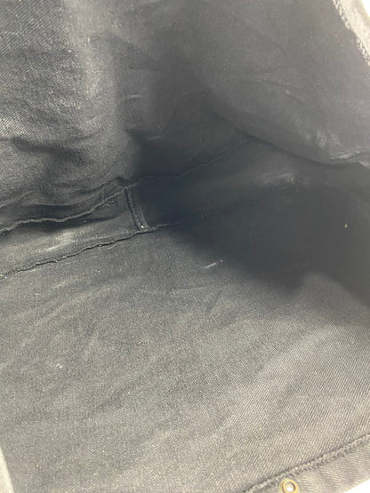 【中古品】【メンズ/レディース】 KAPITAL キャピタル 14OZ SKELETON RIBCAGE SHOULDER BAG スケルトン リブケージ ショルダーバッグ デニム トートバッグ 188-251130-em-20-min カラー：インディゴブラック 万代Net店