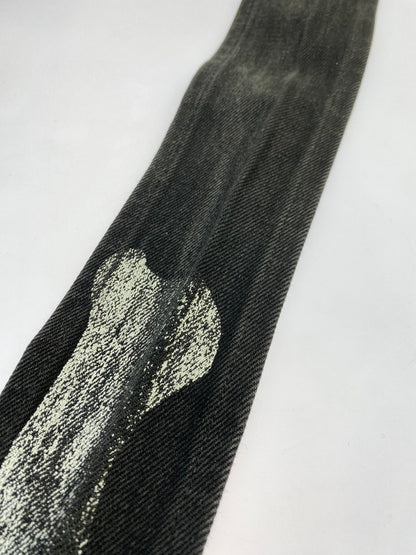 【中古品】【メンズ/レディース】 KAPITAL キャピタル 14OZ SKELETON RIBCAGE SHOULDER BAG スケルトン リブケージ ショルダーバッグ デニム トートバッグ 188-251130-em-20-min カラー：インディゴブラック 万代Net店