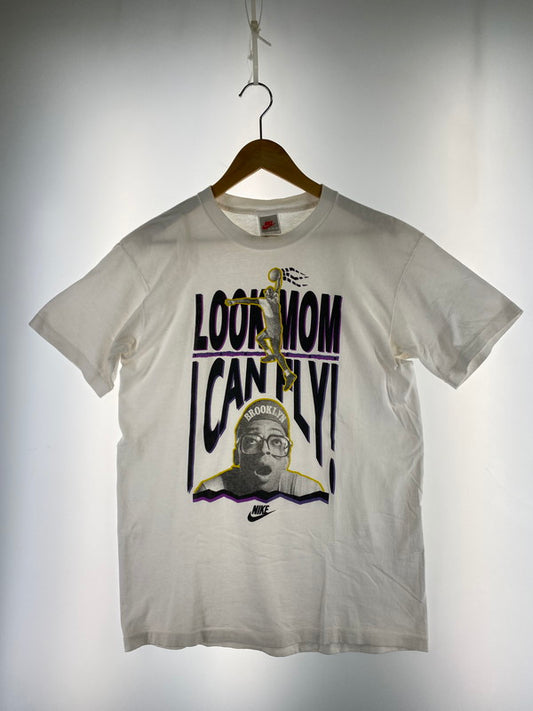 【中古品】【メンズ】 NIKE ナイキ 90S 銀タグ SPIKE LEE LOOK MOM I CAN FLY TEE 90年代 スパイク・リー プリント Tシャツ メンズ トップス 半袖 146-251205-em-33-min サイズ：M カラー：ホワイト 万代Net店
