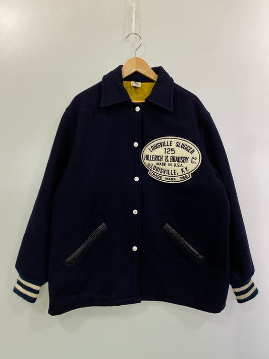 【現状渡し品】【メンズ】 KAYE BROS ケイブロズ 70S USA製 AWARD JACKET アウォードジャケット 146-251206-zi-03-min サイズ：不明 カラー：ネイビー 万代Net店