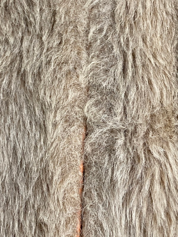 【現状渡し品】【メンズ】 OUTERWEAR WHITE STAG アウターウェア・ホワイトスタッグ フェイクファー ブルゾン 26654 60S 70S ヴィンテージ ジップアップ ジャケット メンズ アウター 146-251208-em-11-min サイズ：10 カラー：ベージュ 万代Net店