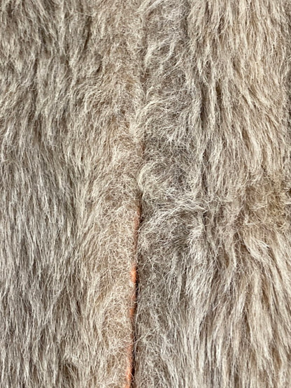 【現状渡し品】【メンズ】 OUTERWEAR WHITE STAG アウターウェア・ホワイトスタッグ フェイクファー ブルゾン 26654 60S 70S ヴィンテージ ジップアップ ジャケット メンズ アウター 146-251208-em-11-min サイズ：10 カラー：ベージュ 万代Net店