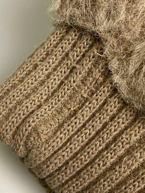 【現状渡し品】【メンズ】 OUTERWEAR WHITE STAG アウターウェア・ホワイトスタッグ フェイクファー ブルゾン 26654 60S 70S ヴィンテージ ジップアップ ジャケット メンズ アウター 146-251208-em-11-min サイズ：10 カラー：ベージュ 万代Net店