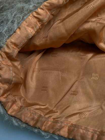 【現状渡し品】【メンズ】 OUTERWEAR WHITE STAG アウターウェア・ホワイトスタッグ フェイクファー ブルゾン 26654 60S 70S ヴィンテージ ジップアップ ジャケット メンズ アウター 146-251208-em-11-min サイズ：10 カラー：ベージュ 万代Net店