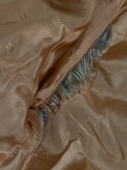 【現状渡し品】【メンズ】 OUTERWEAR WHITE STAG アウターウェア・ホワイトスタッグ フェイクファー ブルゾン 26654 60S 70S ヴィンテージ ジップアップ ジャケット メンズ アウター 146-251208-em-11-min サイズ：10 カラー：ベージュ 万代Net店