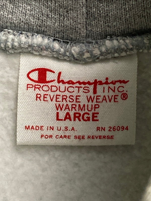 【中古品】【メンズ】 Champion チャンピオン REVERSE WEAVE リバースウィーブ HOODED SWEAT 単色赤タグ 復刻 フーデッド スウェット パーカー メンズ トップス プルオーバー 148-251208-em-19-min サイズ：L カラー：グレー 万代Net店