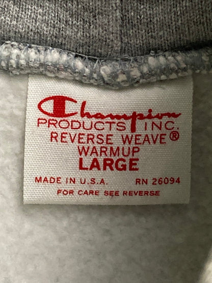 【中古品】【メンズ】 Champion チャンピオン REVERSE WEAVE リバースウィーブ HOODED SWEAT 単色赤タグ 復刻 フーデッド スウェット パーカー メンズ トップス プルオーバー 148-251208-em-19-min サイズ：L カラー：グレー 万代Net店