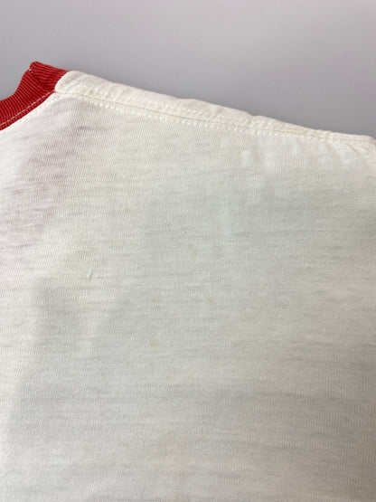 【現状渡し品】【メンズ】 PACIFIC ATHLETIC パシフィック アスレチック COMPANY USA製 BASKETBALL RINGER S/S TEE バスケットボール リンガー ショートスリーブ 半袖Tシャツ メンズ 146-260717-em-38-min サイズ：L カラー：ホワイト/レッド 万代Net店