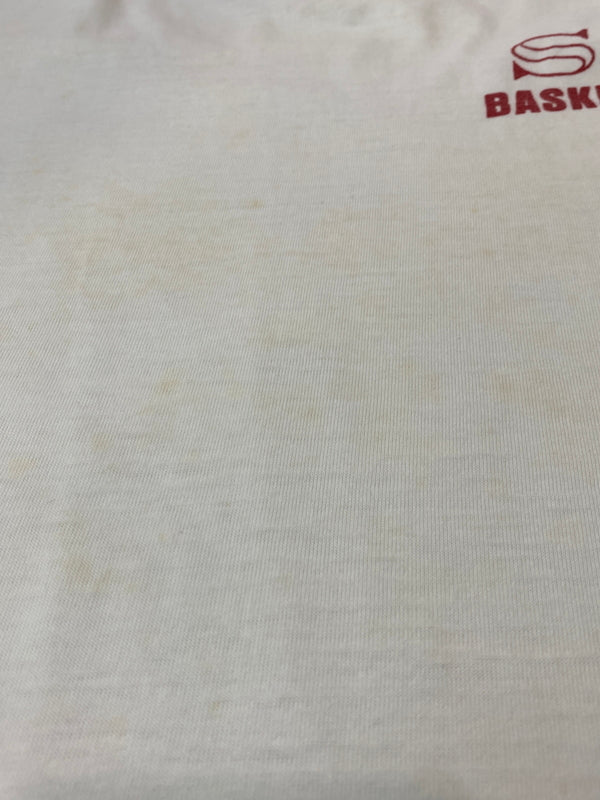 【現状渡し品】【メンズ】 PACIFIC ATHLETIC パシフィック アスレチック COMPANY USA製 BASKETBALL RINGER S/S TEE バスケットボール リンガー ショートスリーブ 半袖Tシャツ メンズ 146-260717-em-38-min サイズ：L カラー：ホワイト/レッド 万代Net店