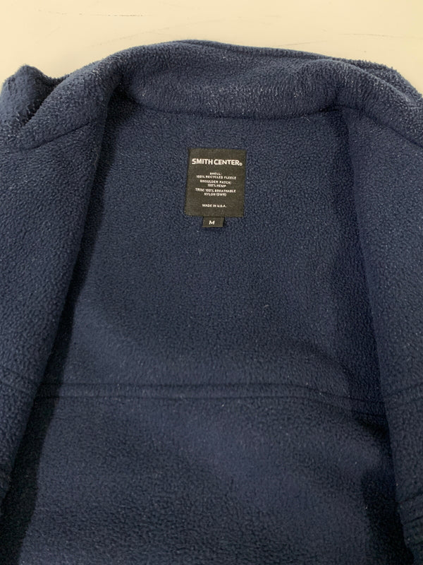 【中古品】【メンズ】 SMITH CENTER スミス・センター USA製 ZIP UP FLEECE JACKET フリースジャケット アウター 146-260729-AS-9-min サイズ：M カラー：ネイビー 万代Net店