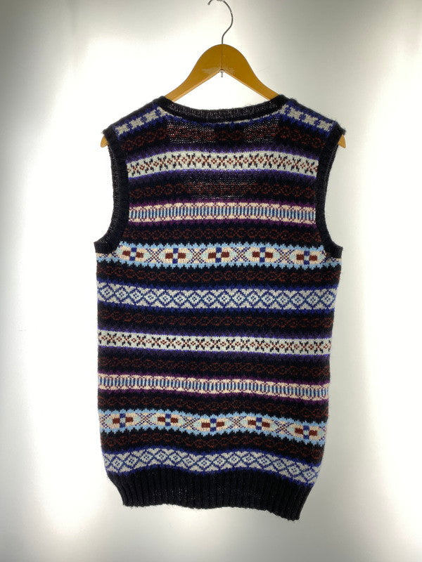 【中古品】【メンズ】 FAIR ISLE KNIT ジャミーソンズ スコットランド製 フェアアイルニットベスト トップス 146-260109-yn-24-min サイズ：L カラー：マルチカラー 万代Net店