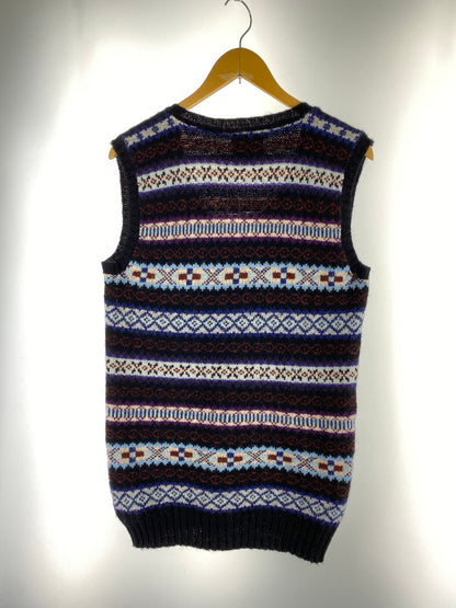 【中古品】【メンズ】 FAIR ISLE KNIT ジャミーソンズ スコットランド製 フェアアイルニットベスト トップス 146-260109-yn-24-min サイズ：L カラー：マルチカラー 万代Net店
