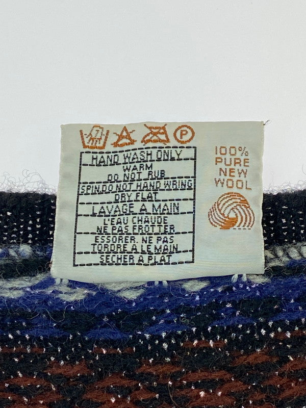 【中古品】【メンズ】 FAIR ISLE KNIT ジャミーソンズ スコットランド製 フェアアイルニットベスト トップス 146-260109-yn-24-min サイズ：L カラー：マルチカラー 万代Net店