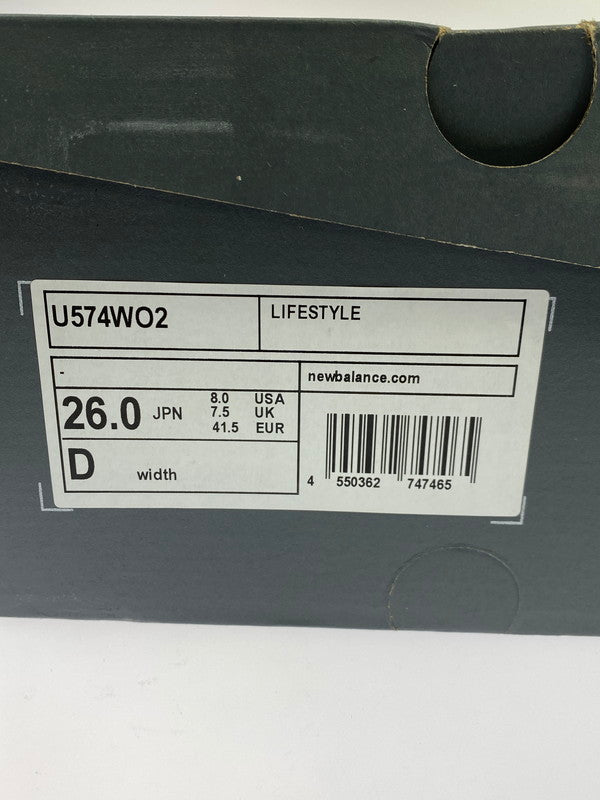 【未使用品】【メンズ】 NEW BALANCE ニューバランス U574WO2 ローカット スニーカー 靴 162-251129-kk-18-min カラー：Beige with off white 万代Net店