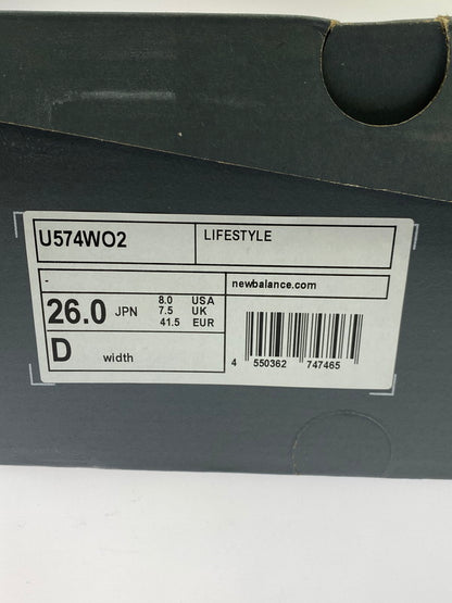 【未使用品】【メンズ】 NEW BALANCE ニューバランス U574WO2 ローカット スニーカー 靴 162-251129-kk-18-min カラー：Beige with off white 万代Net店