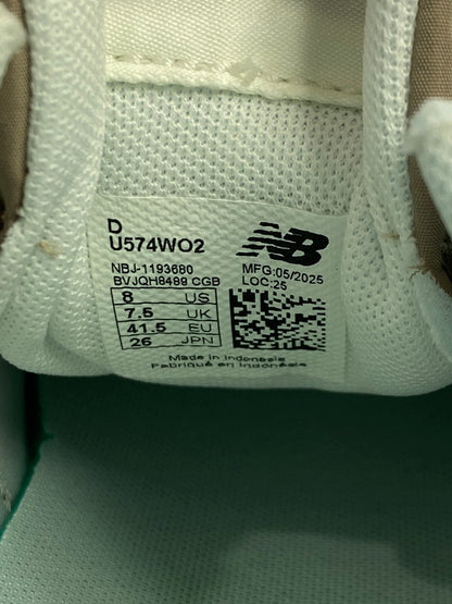 【未使用品】【メンズ】 NEW BALANCE ニューバランス U574WO2 ローカット スニーカー 靴 162-251129-kk-18-min カラー：Beige with off white 万代Net店