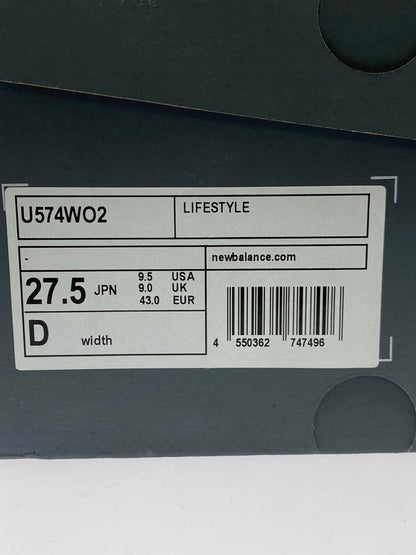 【未使用品】【メンズ】 NEW BALANCE ニューバランス U574WO2 ローカット スニーカー 靴 162-251129-kk-19-min カラー：Beige with off white 万代Net店