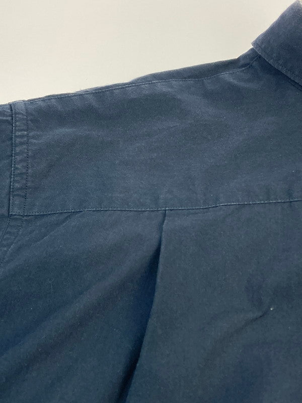 【中古品】【メンズ】 nanamica ナナミカ REGULAR COLLAR WIND H S SHIRT SUGS301 レギュラーカラー ワイド シャツ 半袖 メンズ トップス 140-251130-em-22-min サイズ：Ｍ カラー：ネイビー 万代Net店