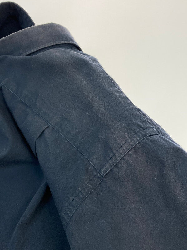 【中古品】【メンズ】 nanamica ナナミカ REGULAR COLLAR WIND H S SHIRT SUGS301 レギュラーカラー ワイド シャツ 半袖 メンズ トップス 140-251130-em-22-min サイズ：Ｍ カラー：ネイビー 万代Net店