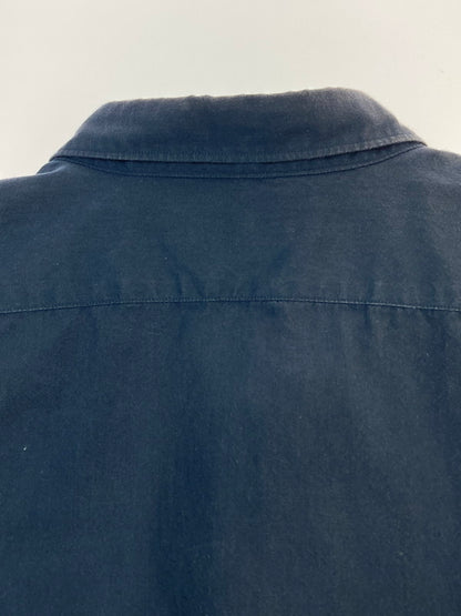 【中古品】【メンズ】 nanamica ナナミカ REGULAR COLLAR WIND H S SHIRT SUGS301 レギュラーカラー ワイド シャツ 半袖 メンズ トップス 140-251130-em-22-min サイズ：Ｍ カラー：ネイビー 万代Net店