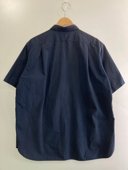 【中古品】【メンズ】 nanamica ナナミカ REGULAR COLLAR WIND H S SHIRT SUGS301 レギュラーカラー ワイド シャツ 半袖 メンズ トップス 140-251130-em-22-min サイズ：Ｍ カラー：ネイビー 万代Net店
