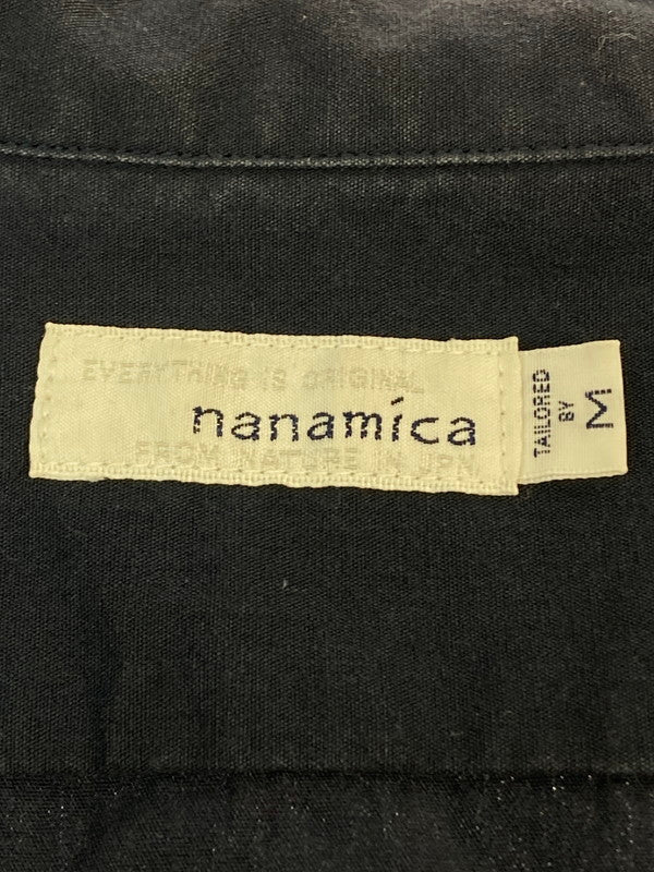【中古品】【メンズ】 nanamica ナナミカ REGULAR COLLAR WIND H S SHIRT SUGS301 レギュラーカラー ワイド シャツ 半袖 メンズ トップス 140-251130-em-22-min サイズ：Ｍ カラー：ネイビー 万代Net店