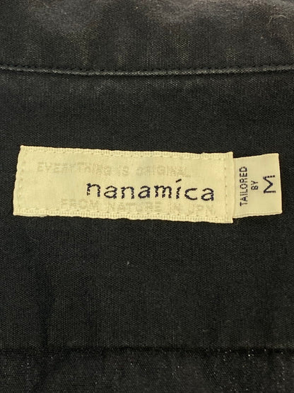 【中古品】【メンズ】 nanamica ナナミカ REGULAR COLLAR WIND H S SHIRT SUGS301 レギュラーカラー ワイド シャツ 半袖 メンズ トップス 140-251130-em-22-min サイズ：Ｍ カラー：ネイビー 万代Net店