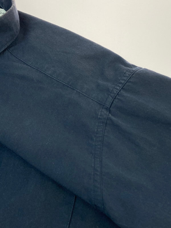【中古品】【メンズ】 nanamica ナナミカ REGULAR COLLAR WIND H S SHIRT SUGS301 レギュラーカラー ワイド シャツ 半袖 メンズ トップス 140-251130-em-22-min サイズ：Ｍ カラー：ネイビー 万代Net店