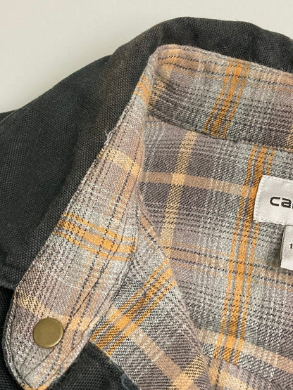 【中古品】【メンズ】 Carhartt カーハート WORK SHIRT ワークシャツ メンズ トップス 長袖 146-251208-em-09-min サイズ：L カラー：ブラック 万代Net店