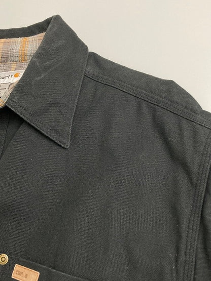 【中古品】【メンズ】 Carhartt カーハート WORK SHIRT ワークシャツ メンズ トップス 長袖 146-251208-em-09-min サイズ：L カラー：ブラック 万代Net店