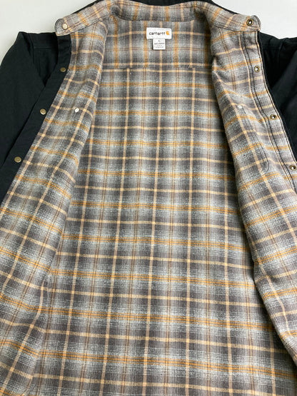 【中古品】【メンズ】 Carhartt カーハート WORK SHIRT ワークシャツ メンズ トップス 長袖 146-251208-em-09-min サイズ：L カラー：ブラック 万代Net店