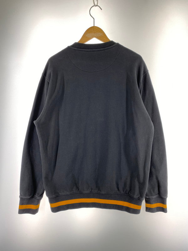【中古品】【メンズ】 PALACE パレス PAL PAL CREW LOGO SWEATSHIRT パルパルクルー 刺繍ロゴ スウェット シャツ 長袖 メンズ 142-251205-em-18-min サイズ：M カラー：ブラック 万代Net店