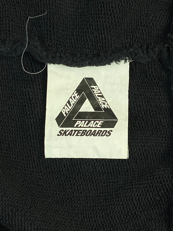 【中古品】【メンズ】 PALACE パレス PAL PAL CREW LOGO SWEATSHIRT パルパルクルー 刺繍ロゴ スウェット シャツ 長袖 メンズ 142-251205-em-18-min サイズ：M カラー：ブラック 万代Net店