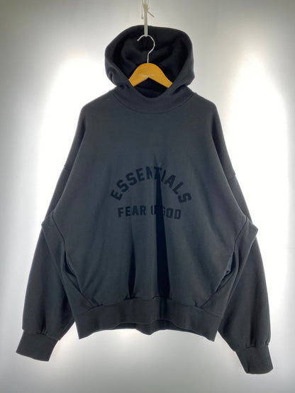 【中古品】【メンズ】 FOG ESSENTIALS フィアオブゴッド エッセンシャルズ LOGO HOODIE ロゴ フーディー パーカー メンズ トップス 142-251205-em-19-min サイズ：L カラー：ブラック 万代Net店