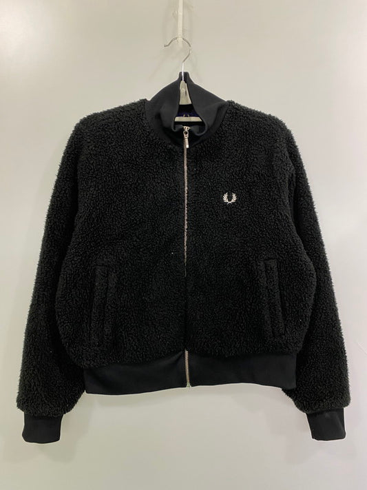【中古品】【レディース】 FRED PERRY フレッドペリー BOA JACKET ボアジャケット アウター 169-251206-zi-17-min サイズ：UK10 カラー：ブラック 万代Net店