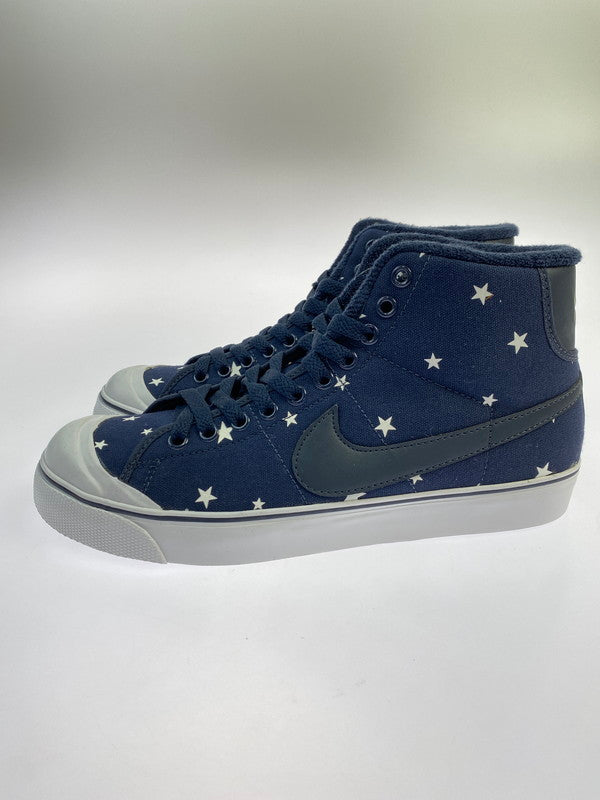 【中古美品】【メンズ】 NIKE ナイキ × uniform experiment ユニフォームエクスペリメント 別注 コラボ AIR ZOOM ALL COURT MID PREM 467046-401 エアズーム オールコート ミッド プレミアム スニーカー 靴 160-251129-kk-12-min カラー：DARK OBSIDIAN/DARK OBSIDIAN-WHT 万代Net店