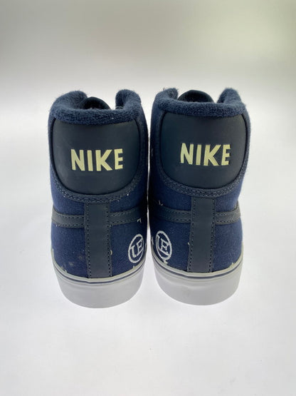 【中古美品】【メンズ】 NIKE ナイキ × uniform experiment ユニフォームエクスペリメント 別注 コラボ AIR ZOOM ALL COURT MID PREM 467046-401 エアズーム オールコート ミッド プレミアム スニーカー 靴 160-251129-kk-12-min カラー：DARK OBSIDIAN/DARK OBSIDIAN-WHT 万代Net店