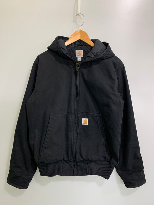 【中古品】【メンズ】 Carhartt カーハート WASHED DUCK INSULATED ACTIVE JACKET 104050 BLK ウォッシュド ダック インサレーテッド アクティブジャケット アウター 142-251201-kk-02-min サイズ：S カラー：ネイビー 万代Net店