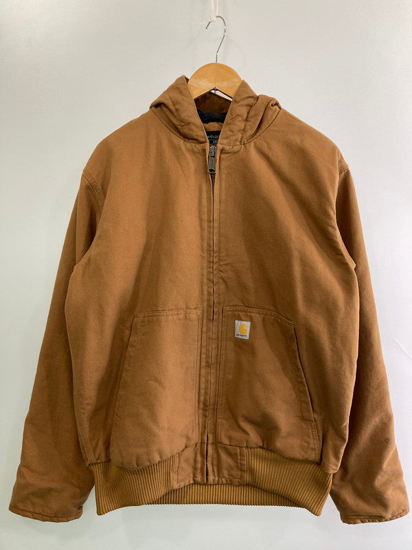 【中古品】【メンズ】 Carhartt カーハート WASHED DUCK INSULATED ACTIVE JACKET BROWN 104050 ウォッシュド ダック インシュレイテッド アクティブ ジャケット メンズ アウター 142-251130-em-43-min サイズ：Ｍ カラー：ブラウン 万代Net店