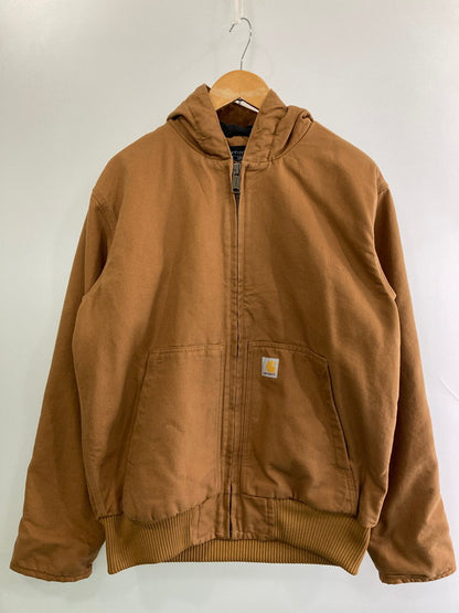 【中古品】【メンズ】 Carhartt カーハート WASHED DUCK INSULATED ACTIVE JACKET BROWN 104050 ウォッシュド ダック インシュレイテッド アクティブ ジャケット メンズ アウター 142-251130-em-43-min サイズ：Ｍ カラー：ブラウン 万代Net店