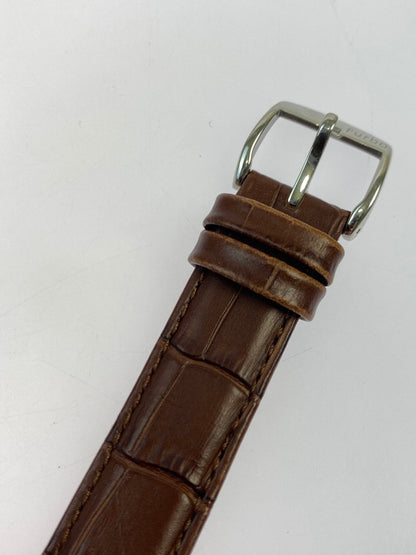 【中古品】【メンズ】 Furbo フルボ DESIGN デザイン SHAVE OFF メカニカル 自動巻き 腕時計 NF03W-GR シェイブオフ ウォッチ 197-251130-em-59-min カラー：ブラウン グリーン文字盤 万代Net店