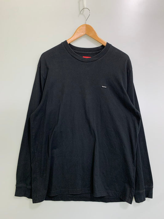 【中古品】【メンズ】 Supreme シュプリーム SMALL BOX L/S TEE スモール ボックス ロングスリーブ Tシャツ 長袖 トップス 149-251203-kk-27-min サイズ：L カラー：BLACK 万代Net店