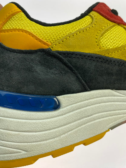 【中古品】【メンズ】 NEW BALANCE ニューバランス M992DM MADE IN USA ローカット スニーカー 靴 162-251203-kk-14-min カラー：YELLOW/RED 万代Net店