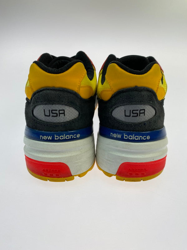 【中古品】【メンズ】 NEW BALANCE ニューバランス M992DM MADE IN USA ローカット スニーカー 靴 162-251203-kk-14-min カラー：YELLOW/RED 万代Net店