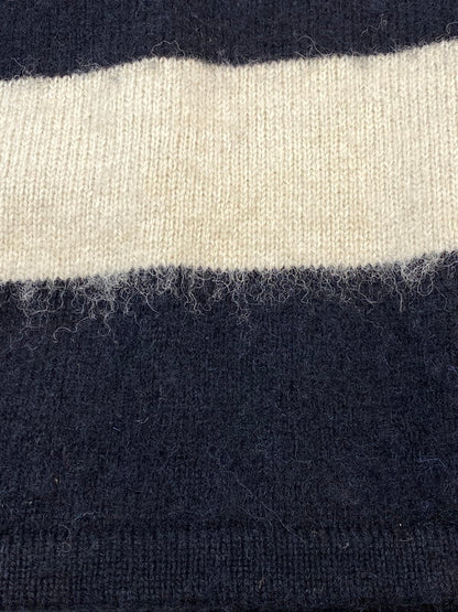 【中古品】【メンズ】 SCHOTT BROS ショット ブロス WOOL KNIT ウールニット メンズ セータートップス 145-260704-hu-49-min サイズ：L カラー：ブラック/グレー/ホワイト 万代Net店