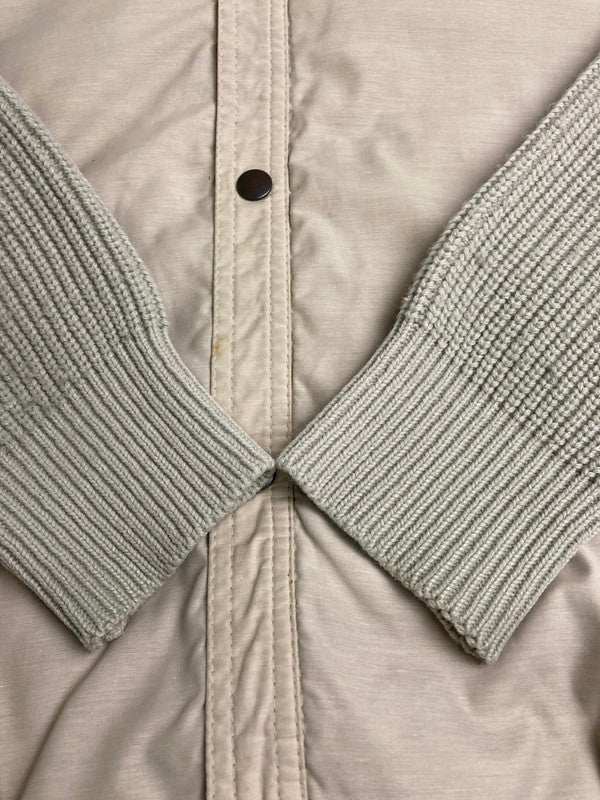 【中古品】【メンズ】 ST.MICHAEL セントマイケル 70-80S KNIT DOCKING JACKET 70-80年代 ニット ドッキング ジャケット メンズ アウター 146-251208-em-22-min サイズ：M カラー：ベージュ 万代Net店