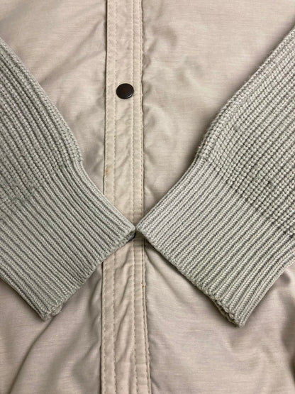 【中古品】【メンズ】 ST.MICHAEL セントマイケル 70-80S KNIT DOCKING JACKET 70-80年代 ニット ドッキング ジャケット メンズ アウター 146-251208-em-22-min サイズ：M カラー：ベージュ 万代Net店