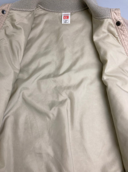 【中古品】【メンズ】 ST.MICHAEL セントマイケル 70-80S KNIT DOCKING JACKET 70-80年代 ニット ドッキング ジャケット メンズ アウター 146-251208-em-22-min サイズ：M カラー：ベージュ 万代Net店