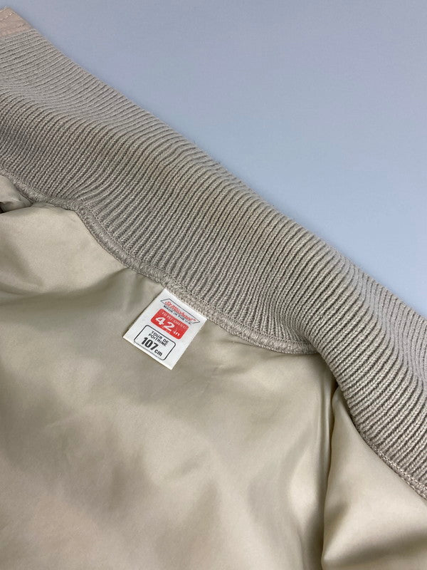 【中古品】【メンズ】 ST.MICHAEL セントマイケル 70-80S KNIT DOCKING JACKET 70-80年代 ニット ドッキング ジャケット メンズ アウター 146-251208-em-22-min サイズ：M カラー：ベージュ 万代Net店