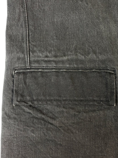 【中古品】【メンズ】 VIRUS ヴァイラス DENIM JACKET デニムジャケット テーラードジャケット 146-260813-ta-08-min サイズ：46 カラー：ブラック系 万代Net店